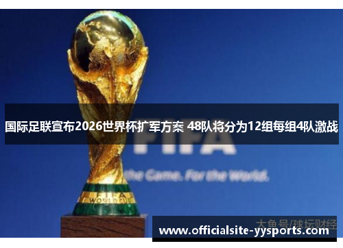 国际足联宣布2026世界杯扩军方案 48队将分为12组每组4队激战